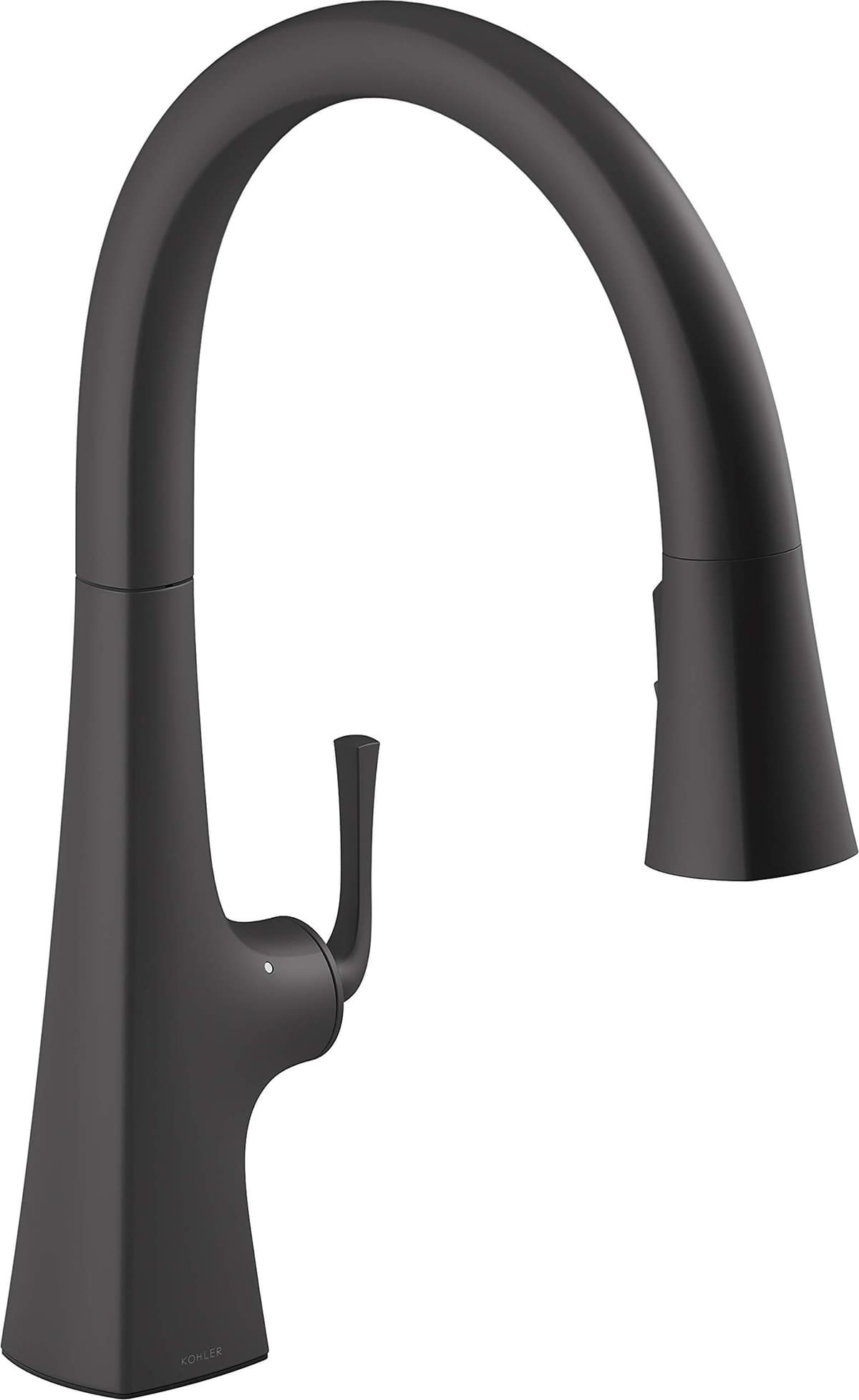 Kohler Graze K-22068-WB-BL grifo de cocina touchless con control por voz, negro mate