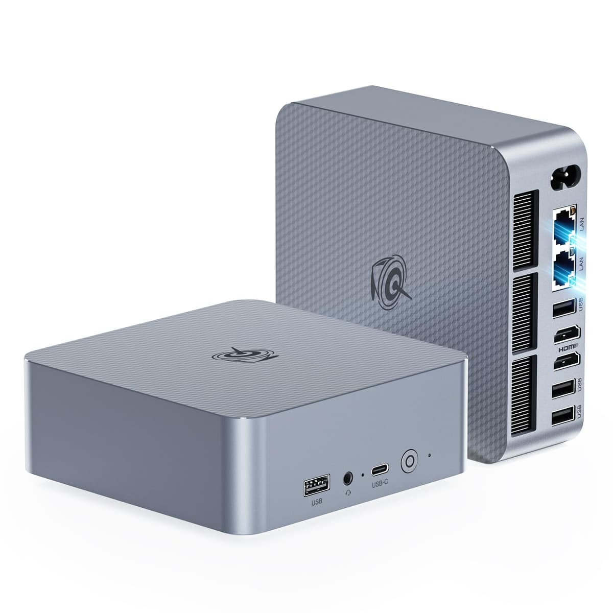 Beelink EQi12 Mini PC, Intel Core i3-1220P (10C/12T, hasta 4.4GHz), 16GB DDR4 500GB PCIe 4.0 SSD, Windows 11 Pro Mini PC compatible con doble pantalla 4K@60Hz, USB3.2, Wi-Fi 6, BT5.2, LAN dual Gigabit