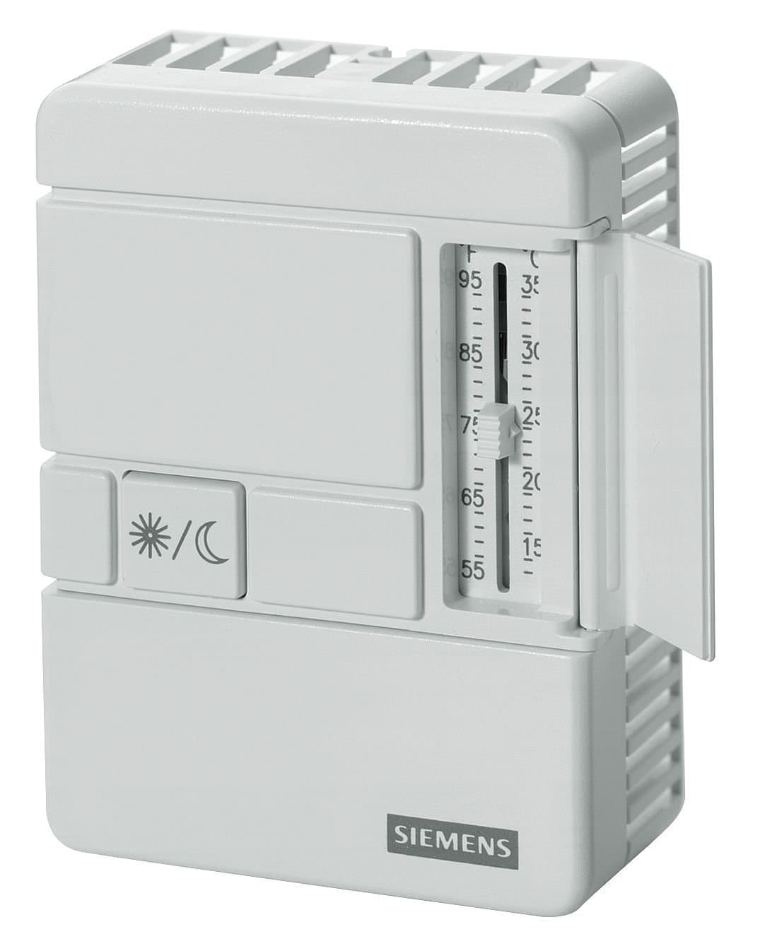 Siemens 540-670B Sensor de ambiente con ajuste y override, blanco