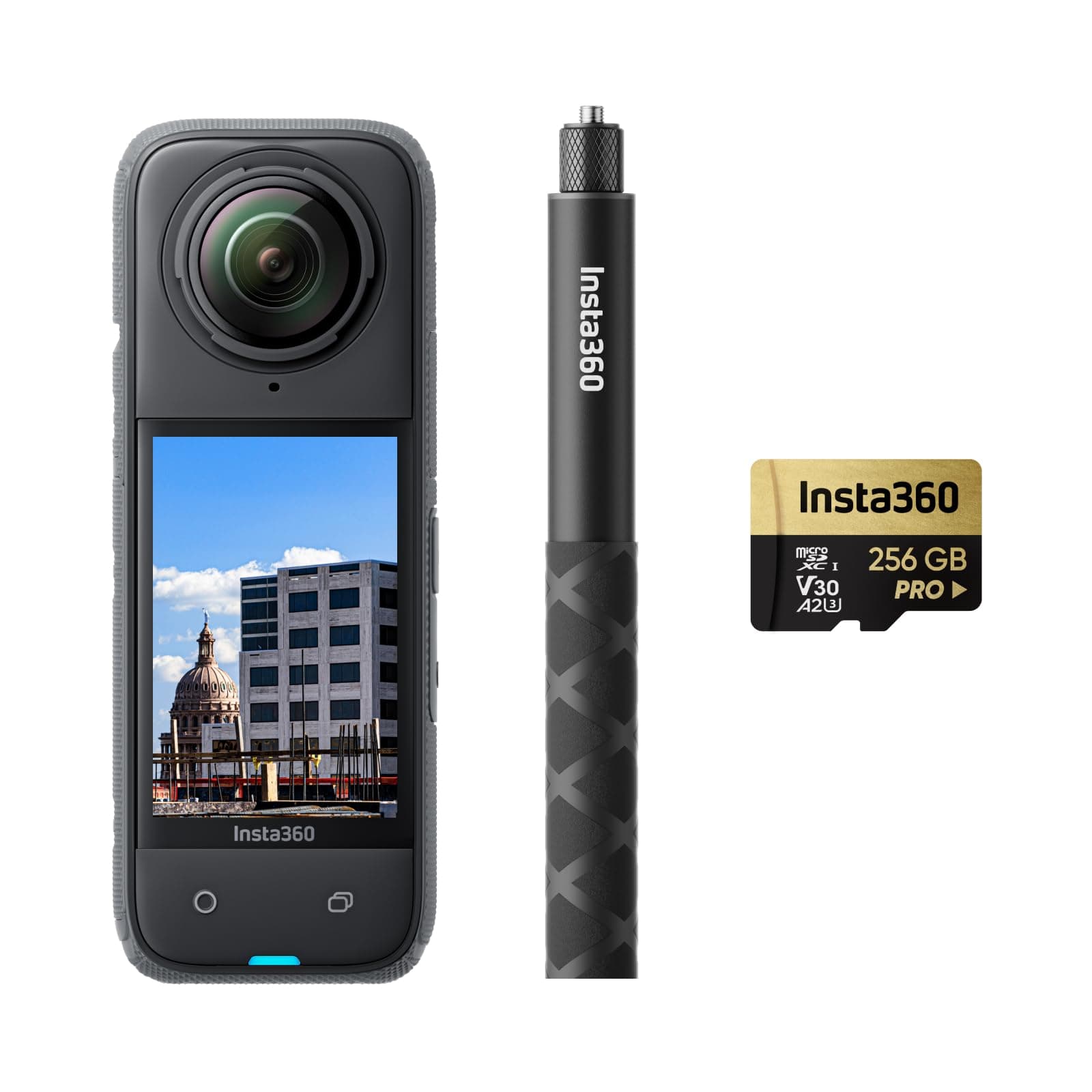 Insta360 X4 Construction Bundle - Cámara 360 para construcción 8K/30fps CINSABMA-CK