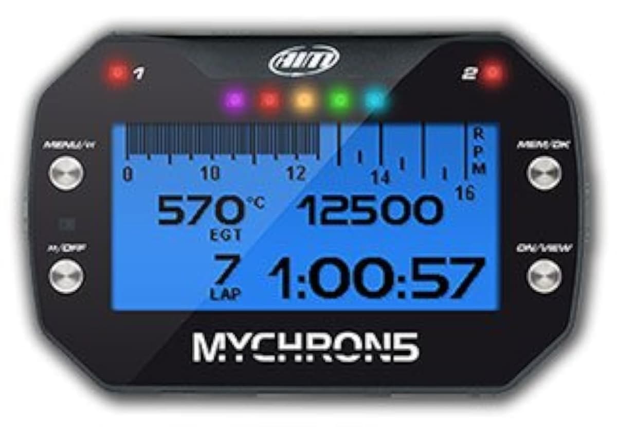 MM Racing MyChron 5 Dash Logger - Data Logger para Karting con GPS y WiFi MyChron5S