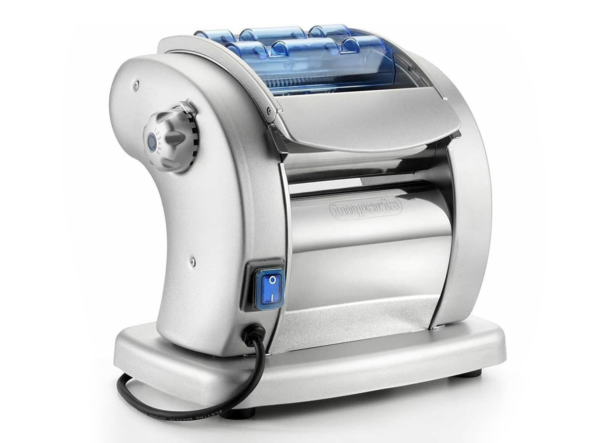 Imperia Pasta Presto máquina eléctrica para pasta antiadherente con 2 cortadores y 6 espesores IMPERIA _700_8005782007003