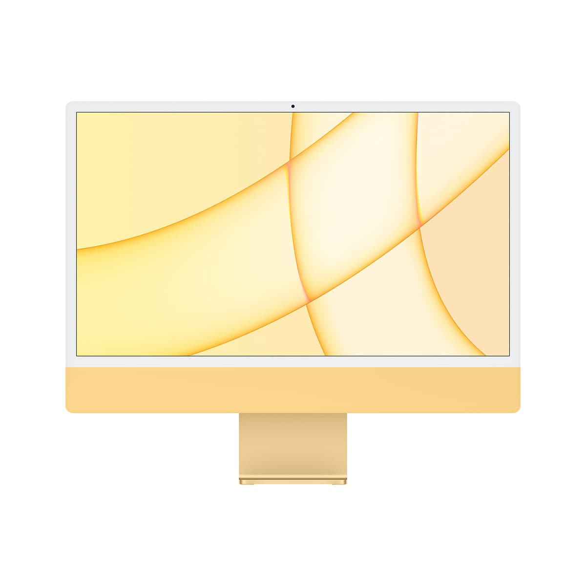 Apple iMac 24" (2021) con chip M1, 8GB RAM, 256GB/512GB SSD - Yellow (Renewed) MGPF3LL/A