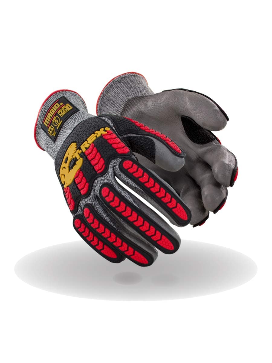 MAGID T-REX TRX442 Guantes de Impacto Lean Livianos, 72 Pares, Talla 6/XS TRX442XS-72