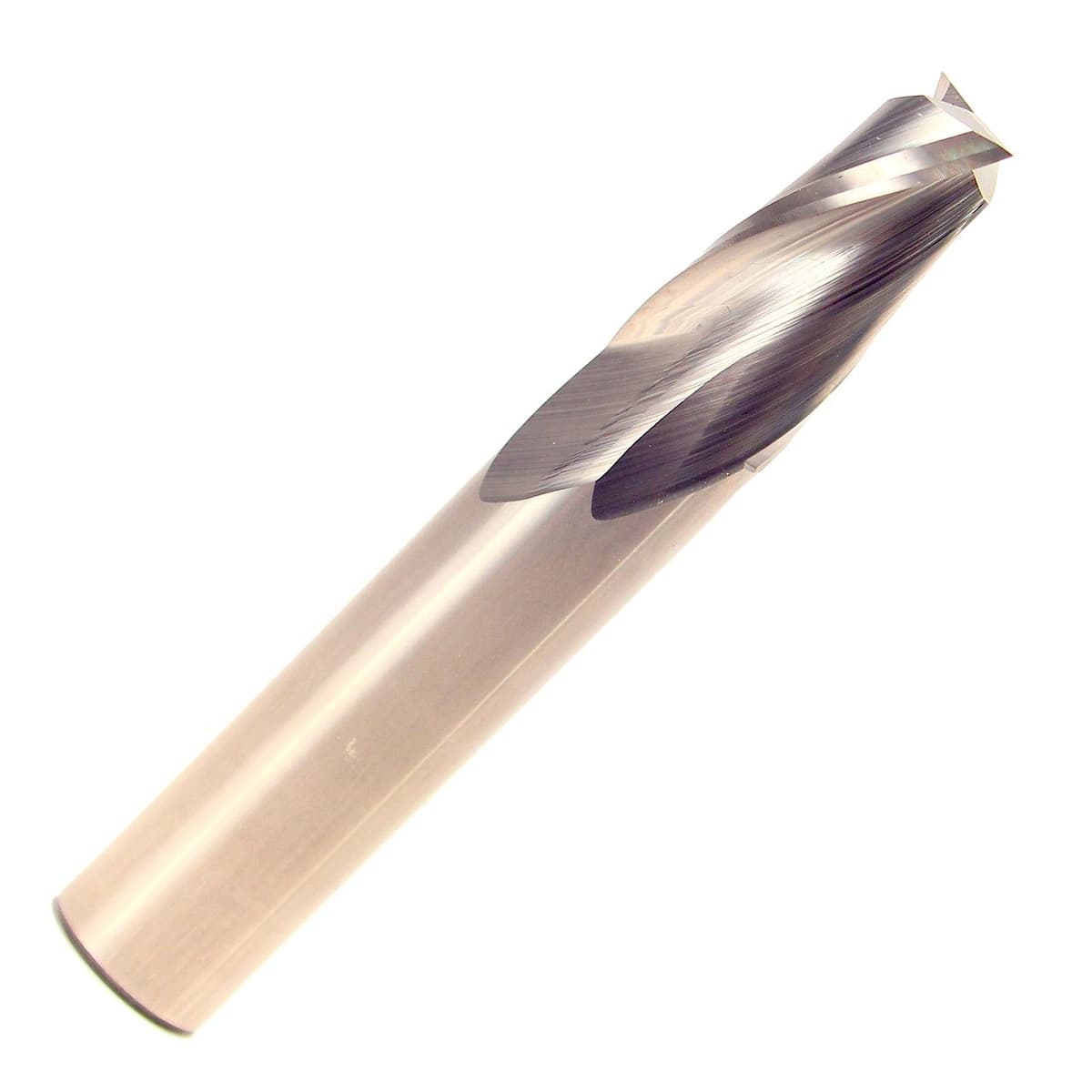 Drill America CBD 7/8" Carbide End Mill 2 Flute TiCN 3" FL 6" OAL 7/8" Shank Single End Square CBDXL200TICN78