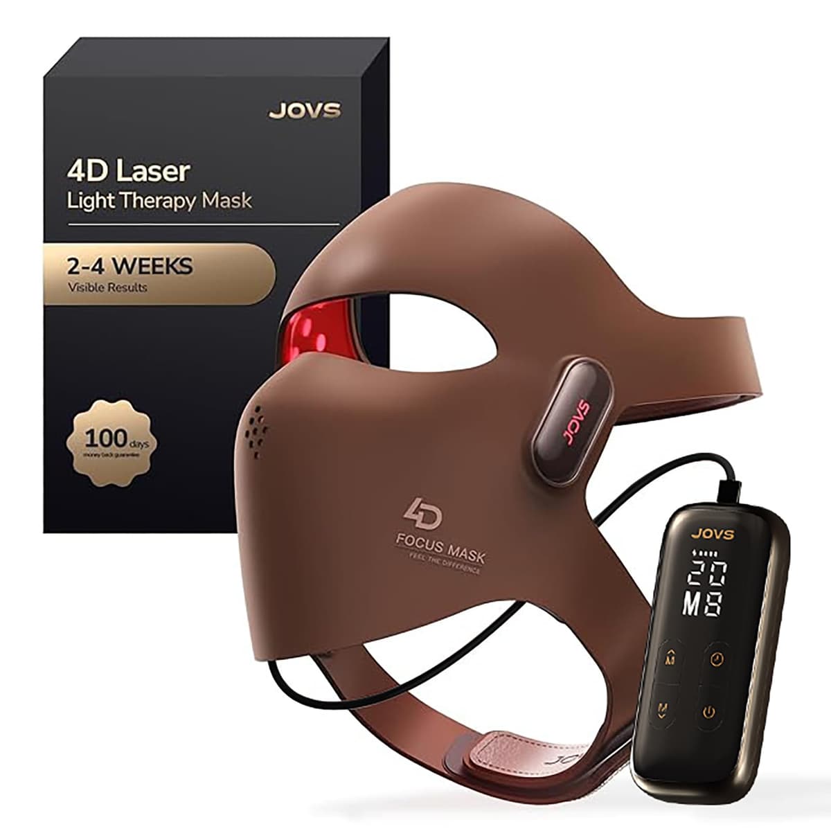 JOVS 4D Mascarilla láser terapéutica facial - 4 longitudes de onda - Anti-edad y reafirmante JM2C
