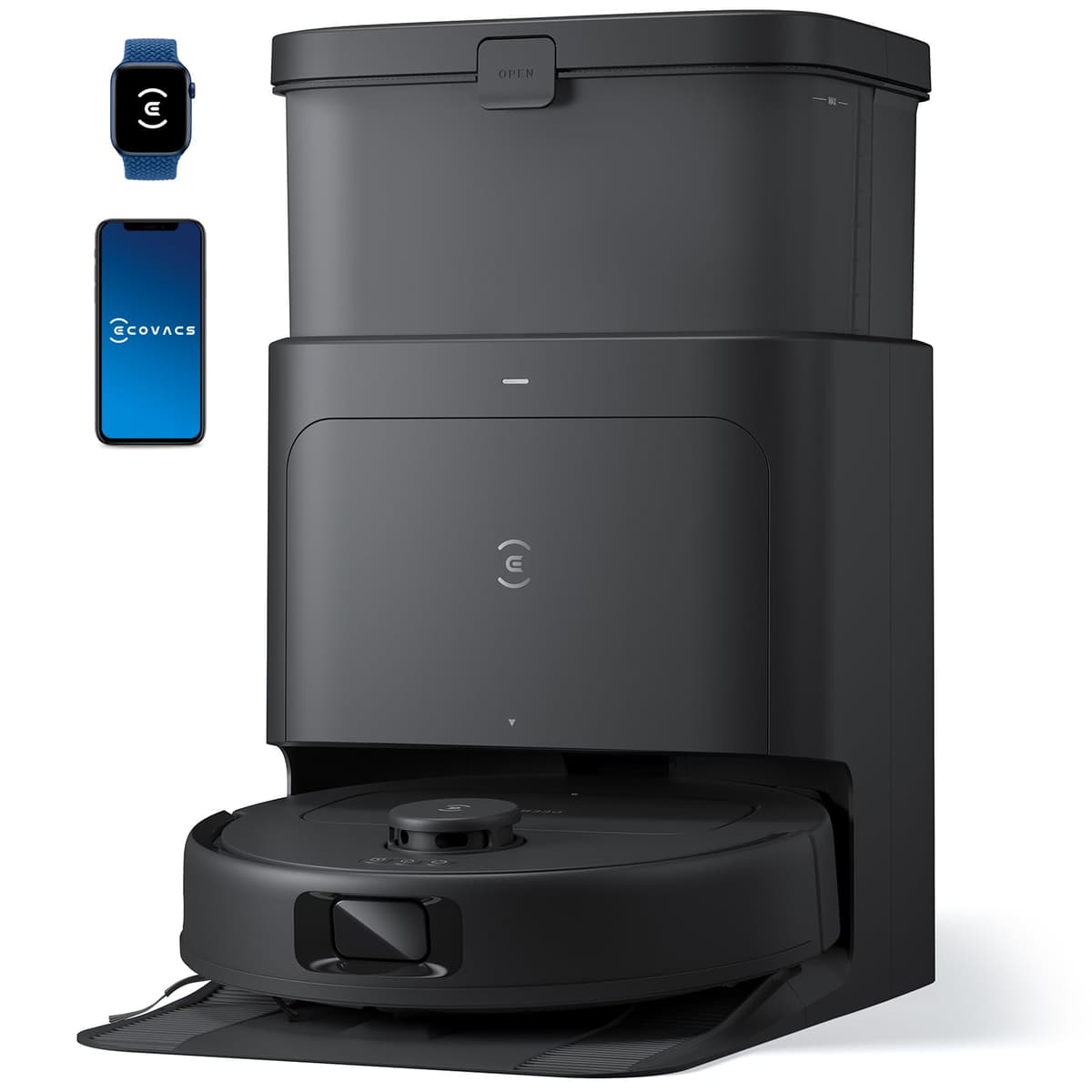 ECOVACS DEEBOT N30 PRO OMNI Robot aspirador y mopa con estación OMNI (10000Pa) OZFSMP