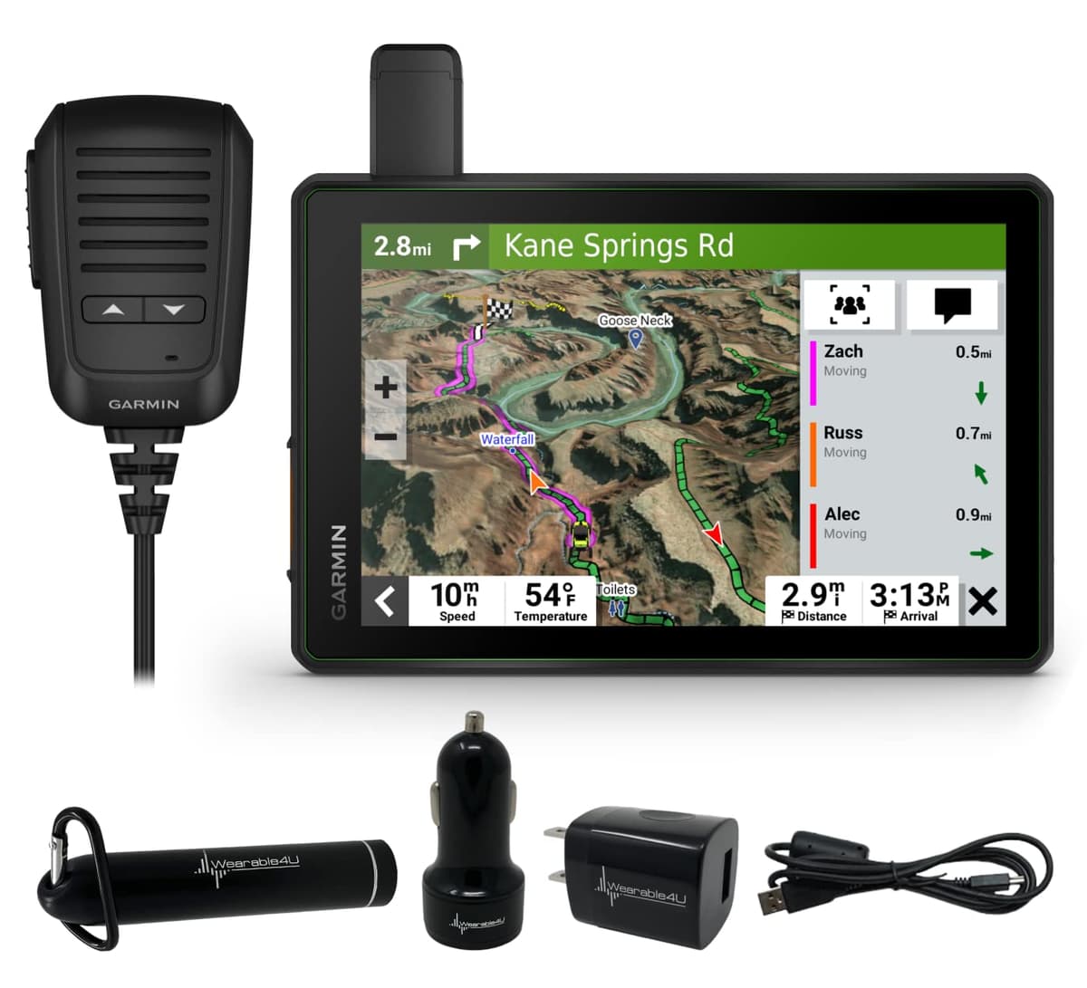 Garmin Tread SxS con Bundle Wearable4U - Navegador SxS, Radio Group Ride, inReach y Power Pack 010-02507-00