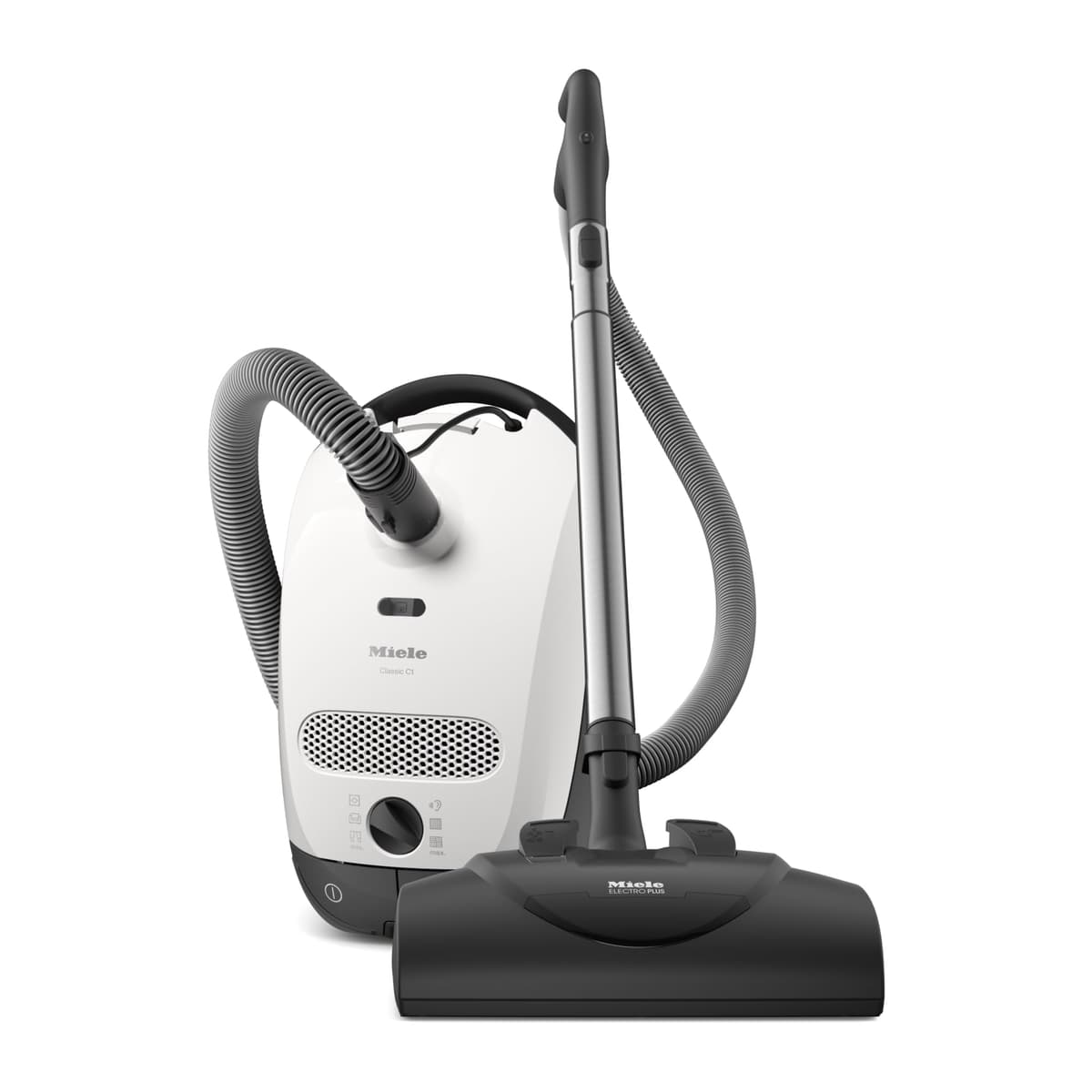 Miele Classic C1 Cat & Dog aspiradora canister con bolsa, blanco Lotus 41BBN031USA