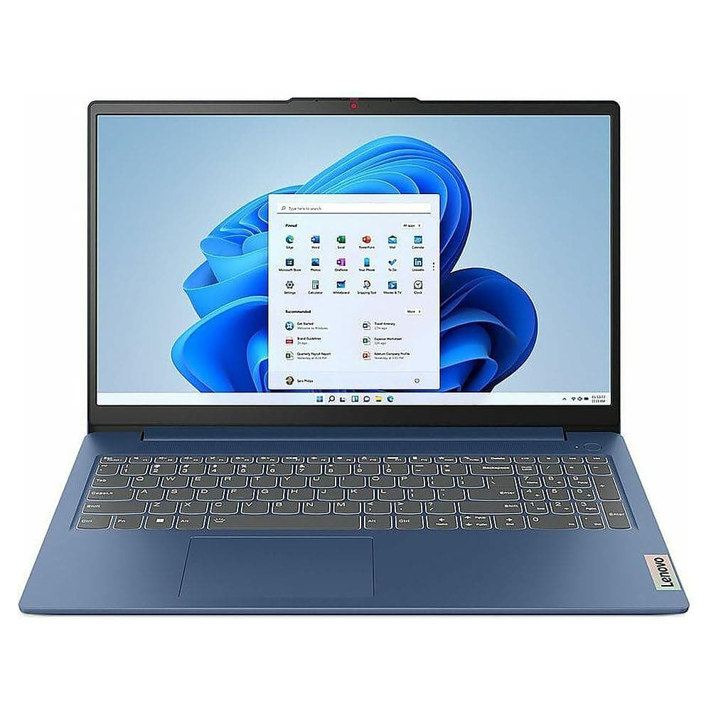 Lenovo IdeaPad Slim 3 Laptop Personal, 2024, 15.6" 1920 x 1080 Táctil, AMD Ryzen 7 7730U de 8 núcleos, 16GB LPDDR4, 512GB SSD, Windows 11 Home, Teclado retroiluminado, Wi-Fi 6, Bluetooth 5.2, Cámara HD 720p, Azul Abisal 15AB