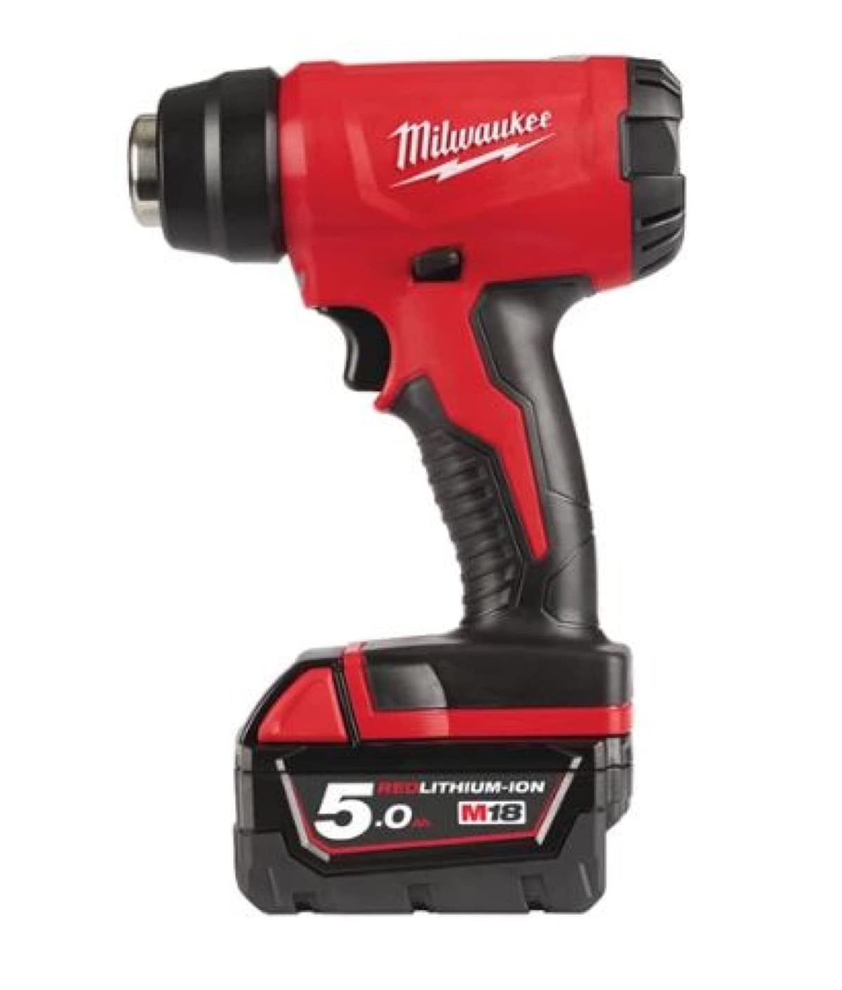 Milwaukee M18 Pistola de Calor 18V BHG-502C con 2 Baterías 5.0Ah y Cargador 4933459772