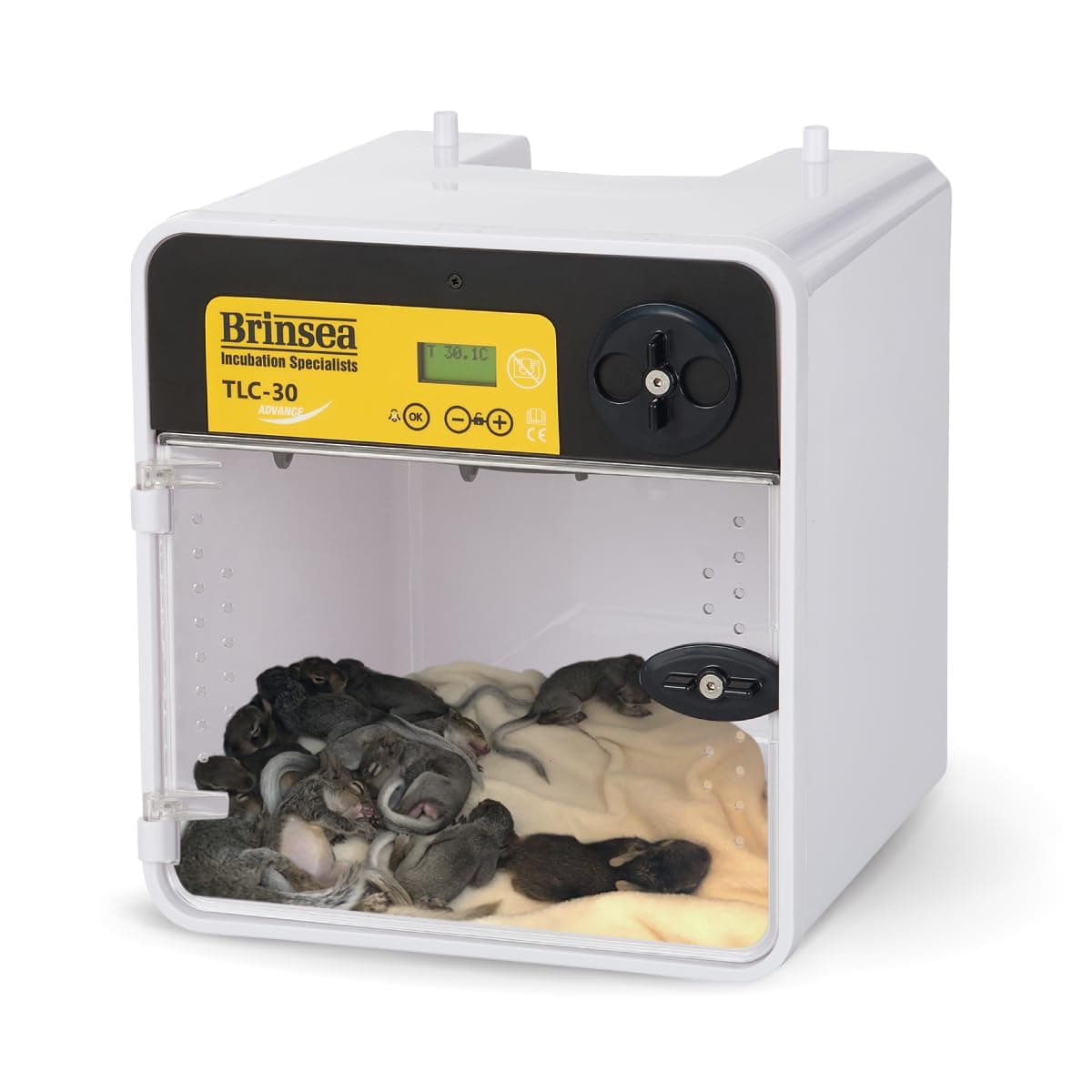 Incubadora de Mascotas Brinsea TLC-30 Advance Portátil para Cachorros, Gatitos y Pequeños Mamíferos con Calefacción y Control de Temperatura USHD381C