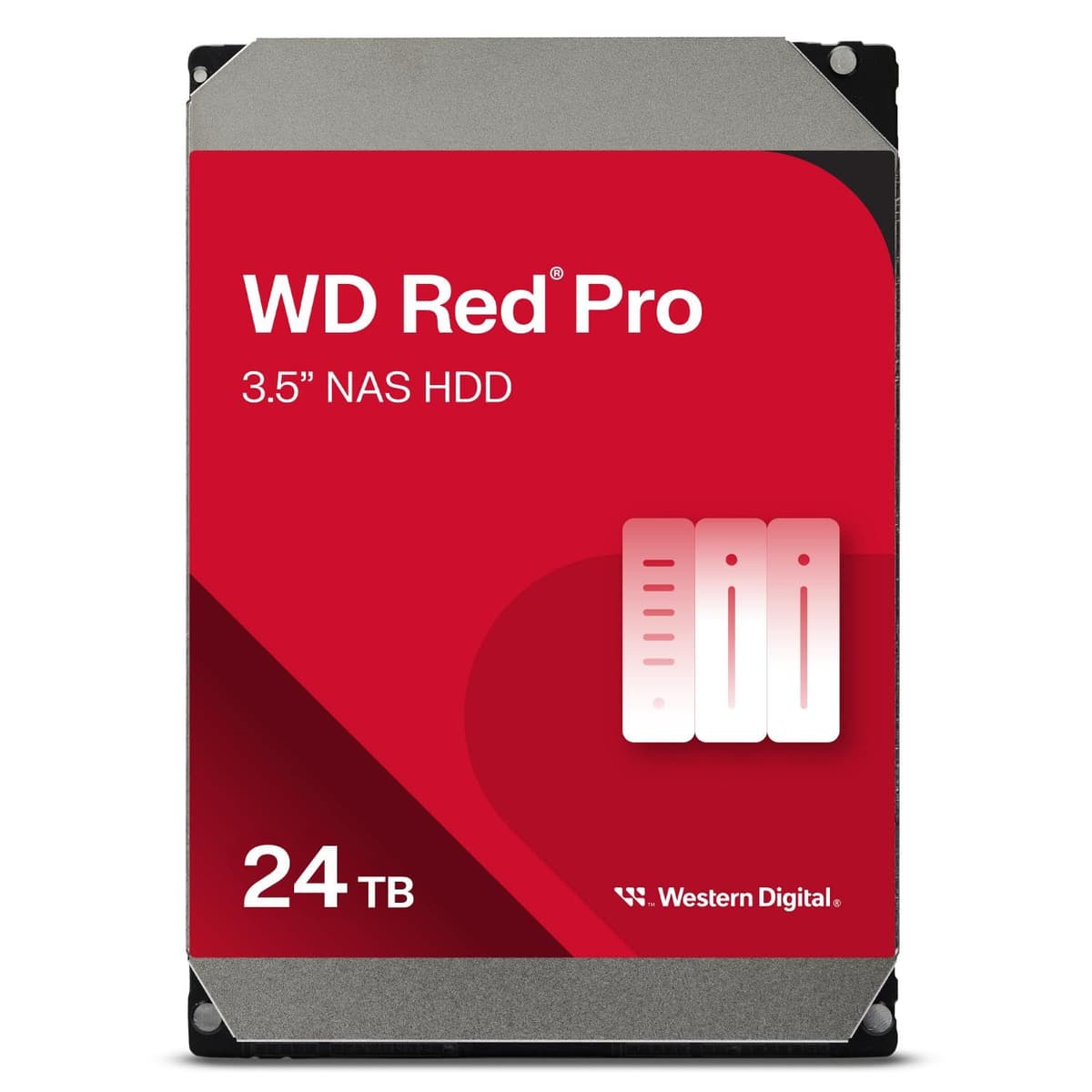 Western Digital Disco Duro Interno NAS WD Red Pro 24TB - 7200 RPM, SATA 6 Gb/s, CMR, 512 MB Cache, 3.5" - WD240KFGX WD240KFGX-SPCJNN0