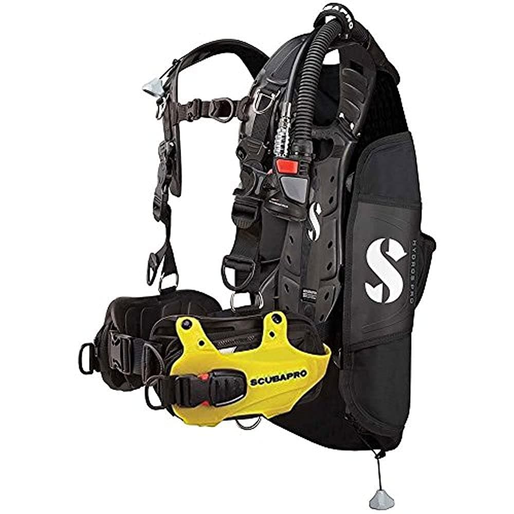 SCUBAPRO Hydros Pro con Air2 5ª Generación BCD - White - XS/S SPRO-21.736.140-YELLOW