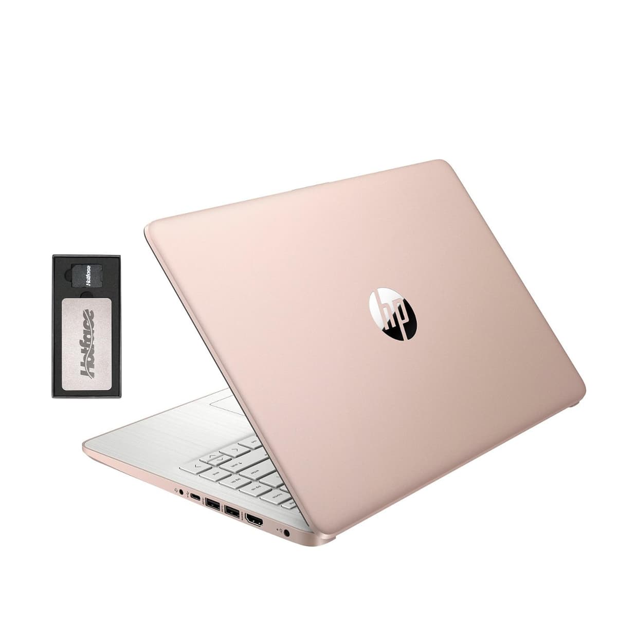 HP Stream 14" HD BrightView portátil, Intel Celeron N4120, 32GB RAM, 288GB almacenamiento (128GB eMMC + 160GB estación de acoplamiento con SSD), Intel UHD Graphics, cámara HD, Wi-Fi, 1 año Office 365, Windows 11 S, dorado HP Stream N4120