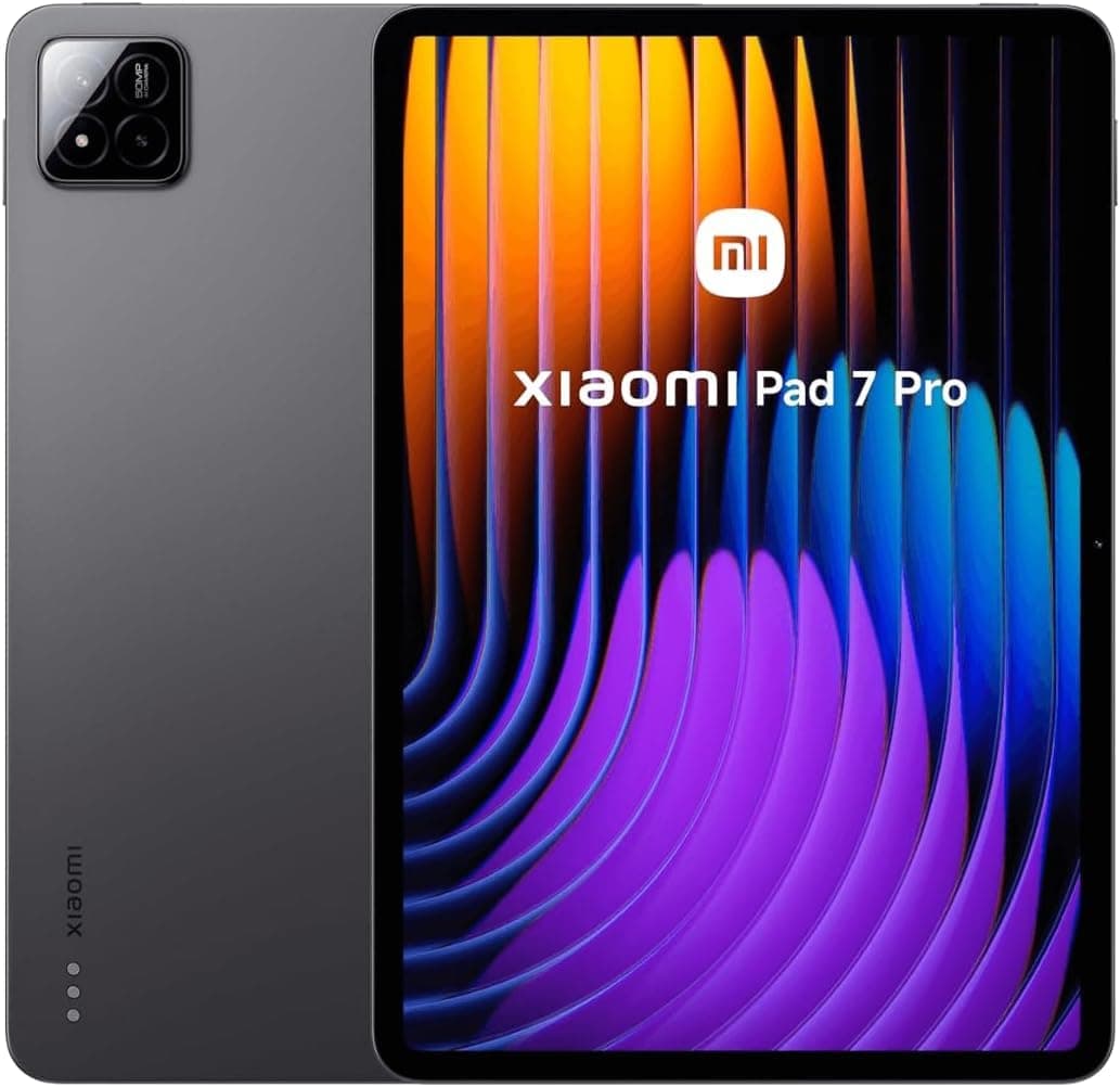 Xiaomi Pad 7 Pro Ai Versión WiFi Global (Sin llamadas ni mensajes) 11.2 pulgadas 3.2K 144Hz 8850mAh Bluetooth 5.4 Cuatro altavoces Cámara 50 MP Modelo 24091RPADG (Gris, 512GB + 12GB) 62767