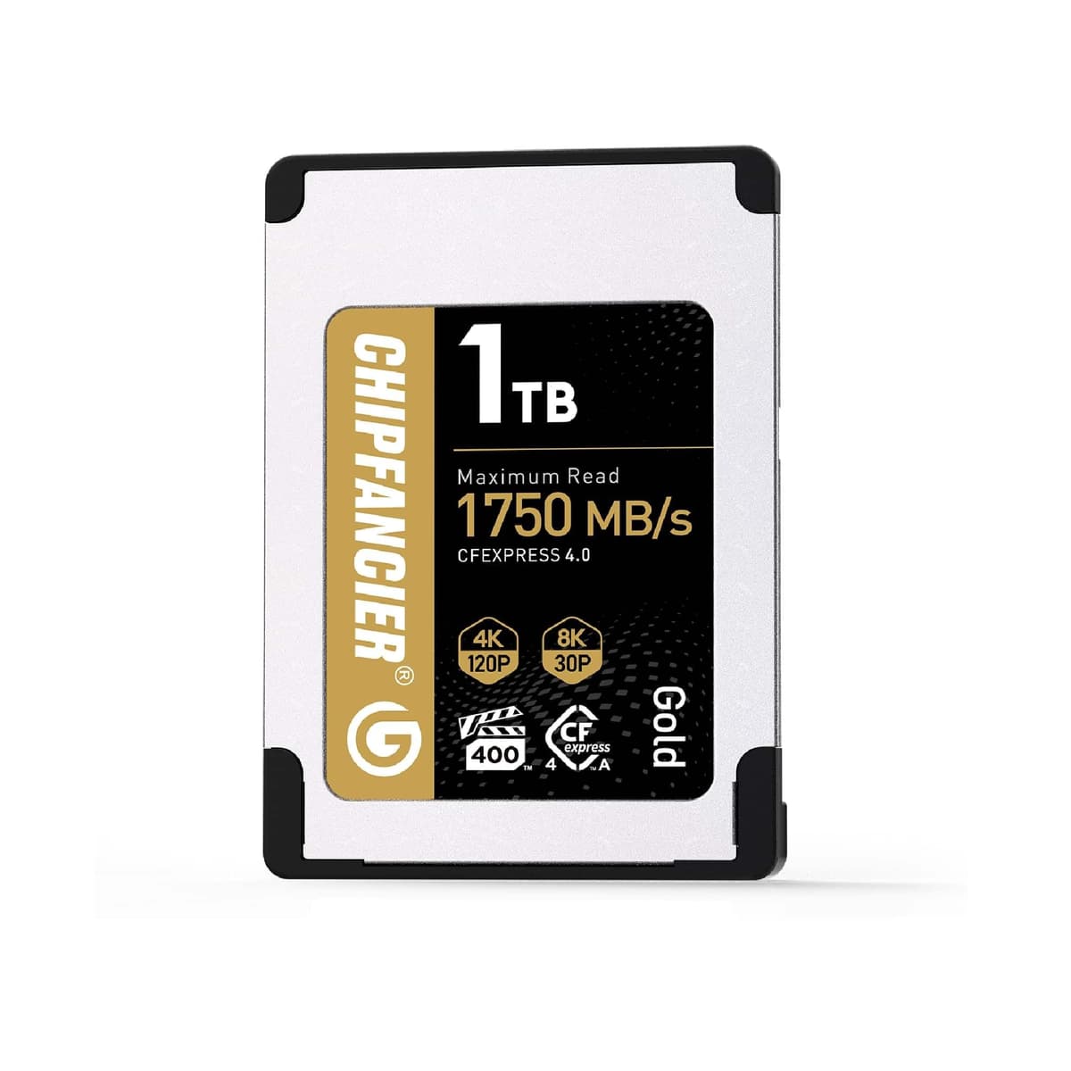 CHIPFANCIER Tarjeta CFexpress 4.0 Tipo A 968GB Hasta 1750MB/s Lectura y 1750MB/s Escritura Tarjeta de Memoria Tipo A para Grabación RAW 4K/8K Compatible con Sony Alpha y Sony FX Oro CFexpress 4.0 type A 256GB-Red Yellow