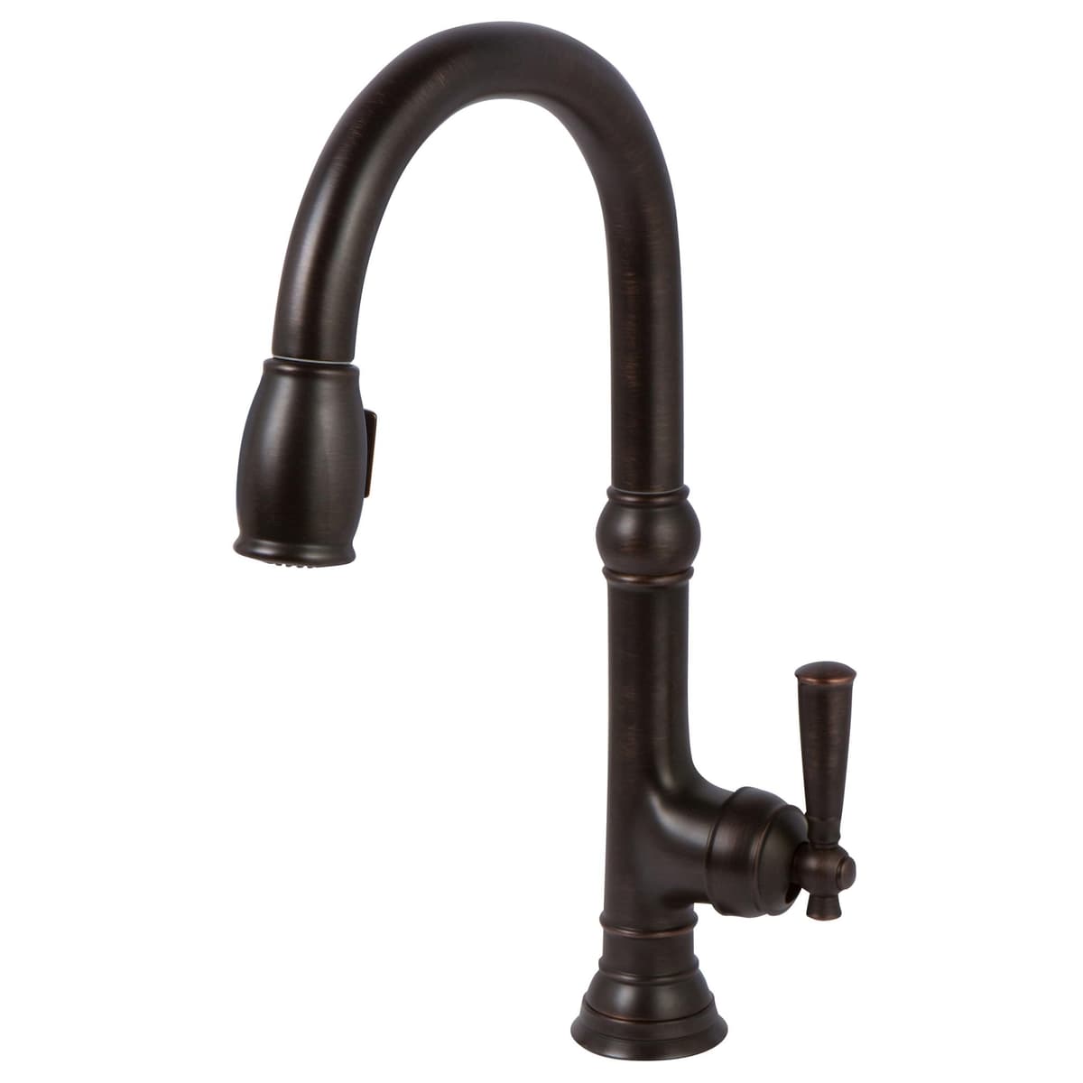Newport Brass 2470-5103 Jacobean Grifo de Cocina con Manija de Palanca y Extraíble, Venetian Bronze 2470-5103-VB