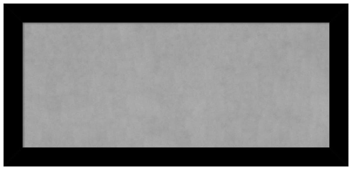 Amanti Art Pizarra magnética enmarcada Basic Black 53 x 25 pulgadas 28588291092