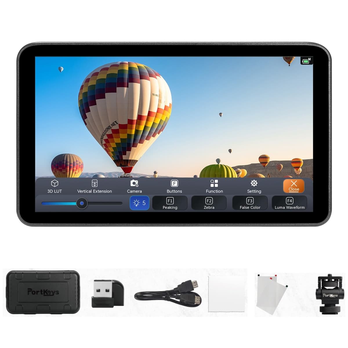 Portkeys LH7P Monitor 7" 1000nit 1920x1080 IPS Touch con Wireless EA-US-PK00004
