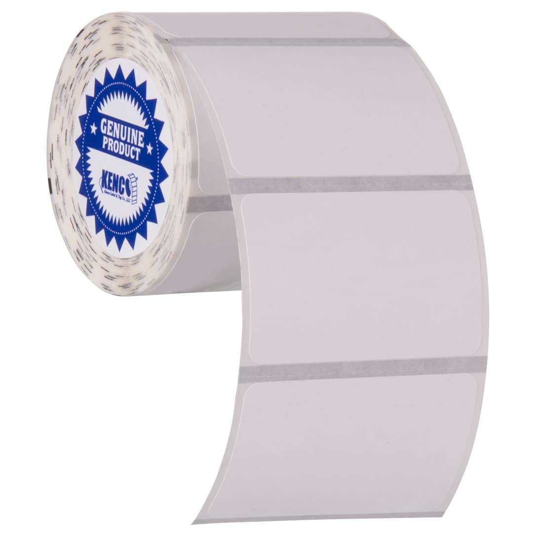 Kenco etiquetas móviles 2" x 1.25" - paquete de 100 rollos (280 etiquetas/rollo) ML4X2DBMPO
