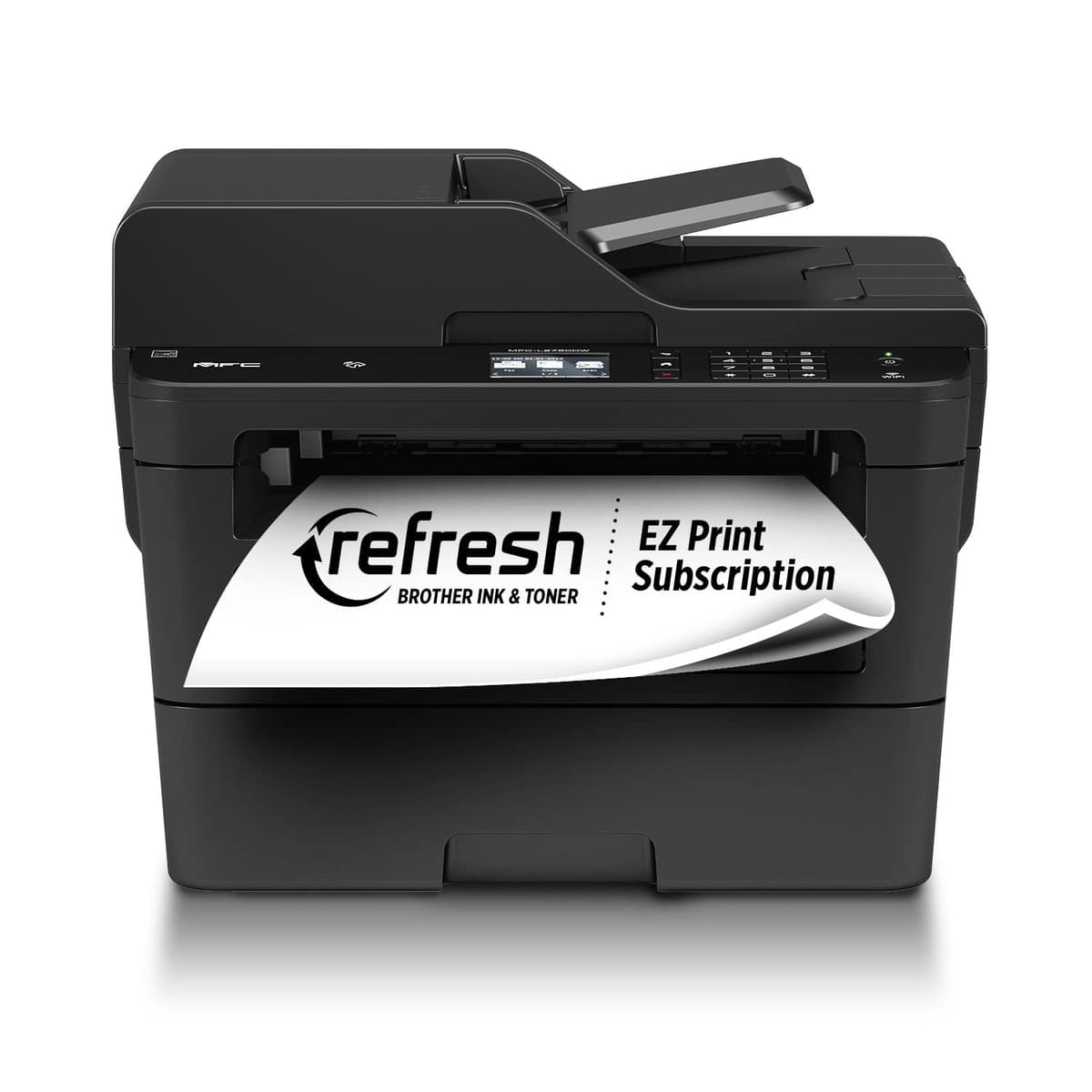 Brother Impresora Multifunción Láser Monocromo Compacta, MFCL2750DWXL, Hasta Dos Años de Impresión Incluidos, Suscripción de Renovación y Preparada para Reabastecimiento Amazon Dash, Negra