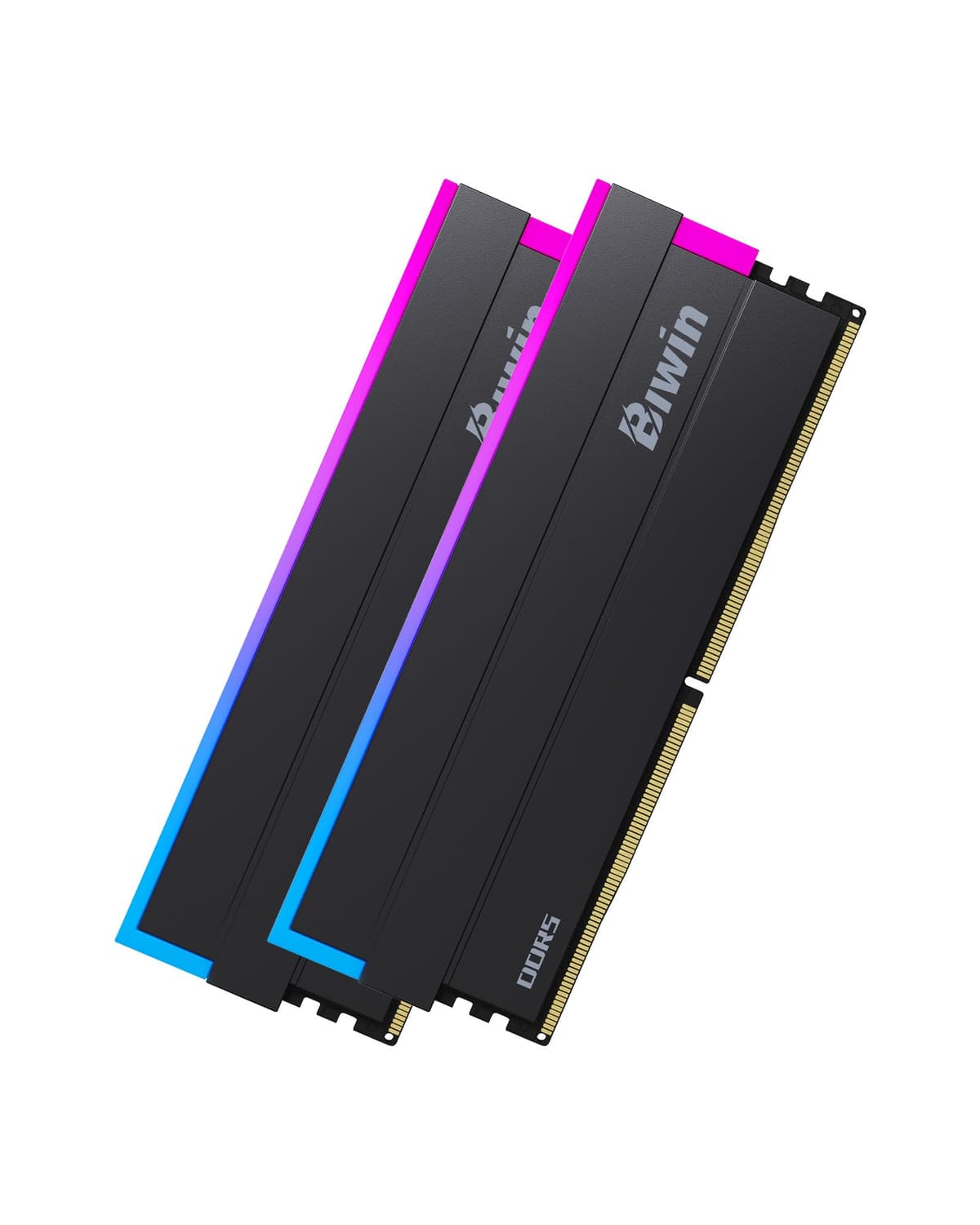 Biwin Black Opal DW100 DDR5 RGB RAM 32GB (16GBx2) 6000MHz CL30 Memoria para PC Intel XMP 3.0 AMD EXPO Compatible - Negro - DW100-32GB-6000-1R8 B5DW100326030ER2G-CB001