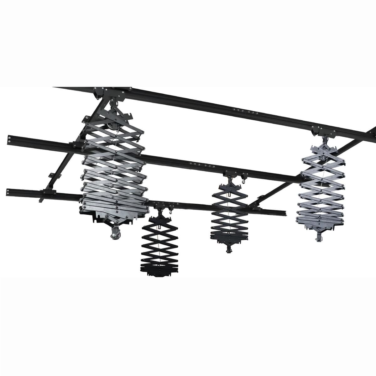 DATOUBOSS Sistema de rieles de techo pantógrafo 194" x 194" para estudio (5.0M x 5.0M-B2) THLG-5.0*5.0