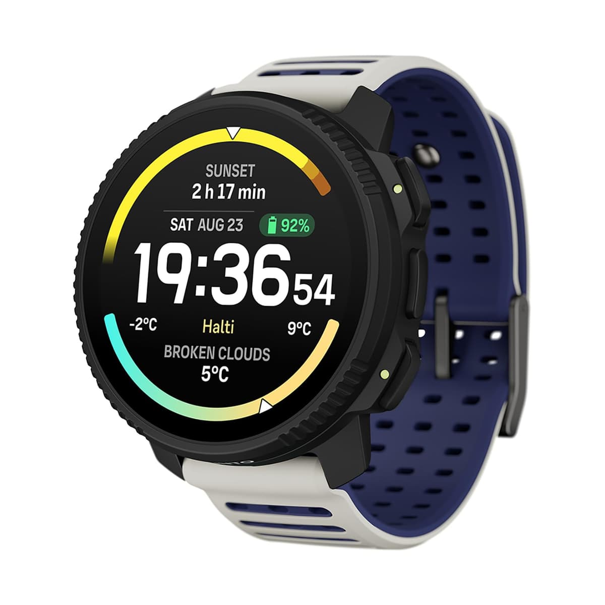 SUUNTO Vertical 2 Reloj Deportivo GPS, Brillante Pantalla Táctil AMOLED 1.5”, Linterna LED, Autonomía de 20 Días, Mapas Sin Conexión, Métricas de Entrenamiento y Recuperación, Doble GNSS, 115+ Modos Deportivos, Gris Ártico SS051205000