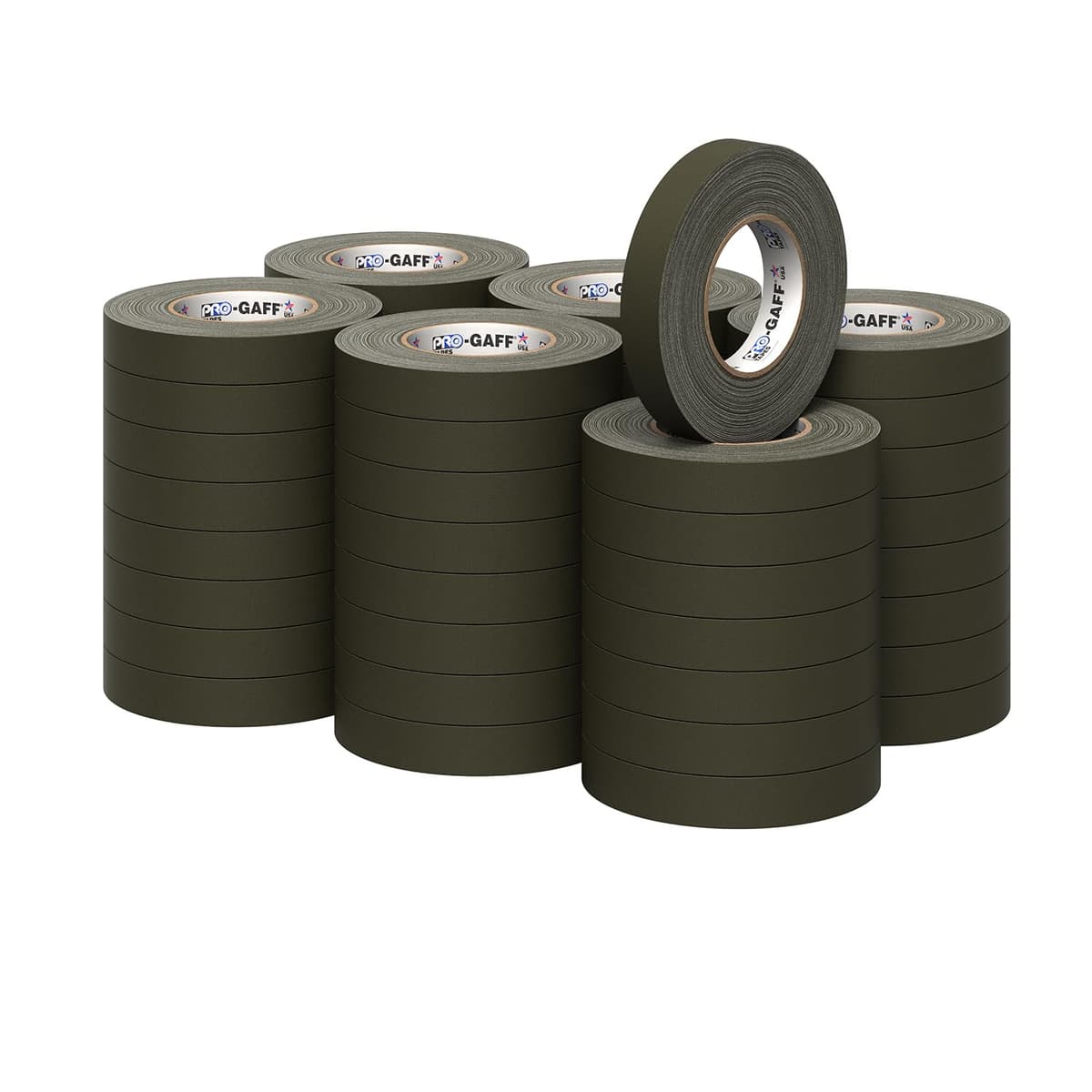 Cinta Gaffers Pro Gaff 1" x 55 yd - Olive Drab Pro-Gaffer-11-1x55-OD