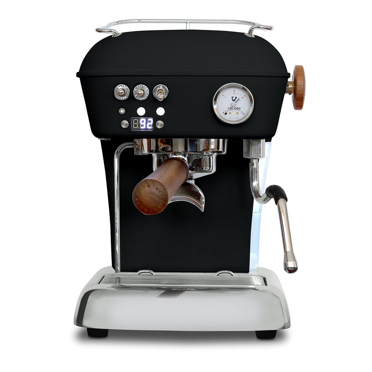 Ascaso Dream PID Máquina de espresso doméstica programable con control volumétrico, 120V (Negro) Ascaso Dream PID (Black)