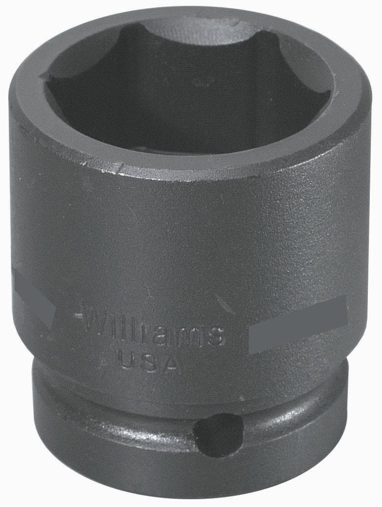Williams 7-6152 Zócalo de impacto de 1 pulgada de eje, 6 puntas, 4-3/4 pulgadas