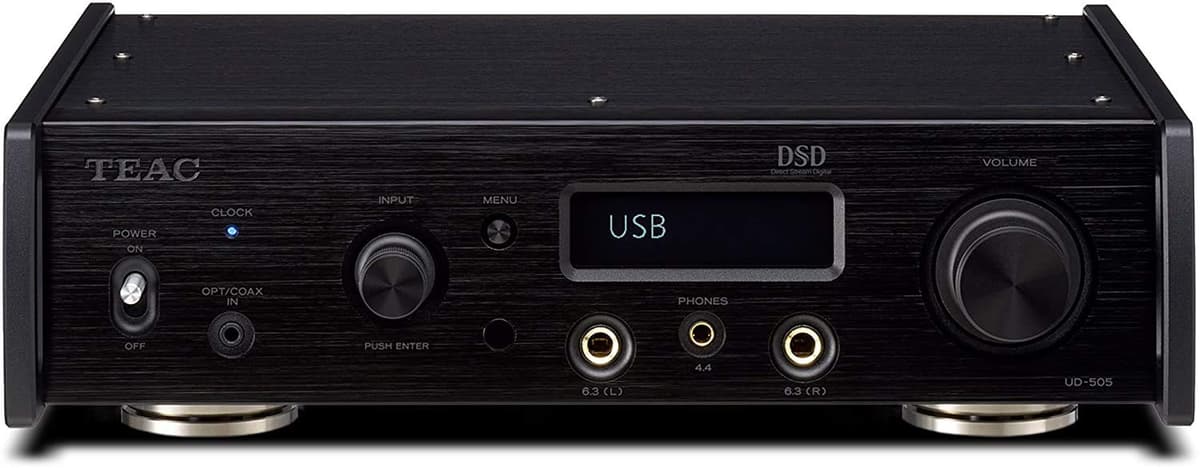 TEAC UD-505-B USB DAC/Headphone Amplifier (Black)