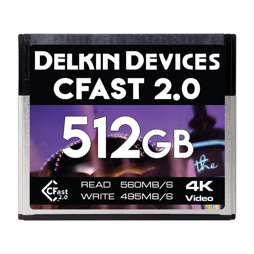Tarjeta de Memoria Delkin Devices Cinema CFast 2.0 512GB (DDCFST560512)