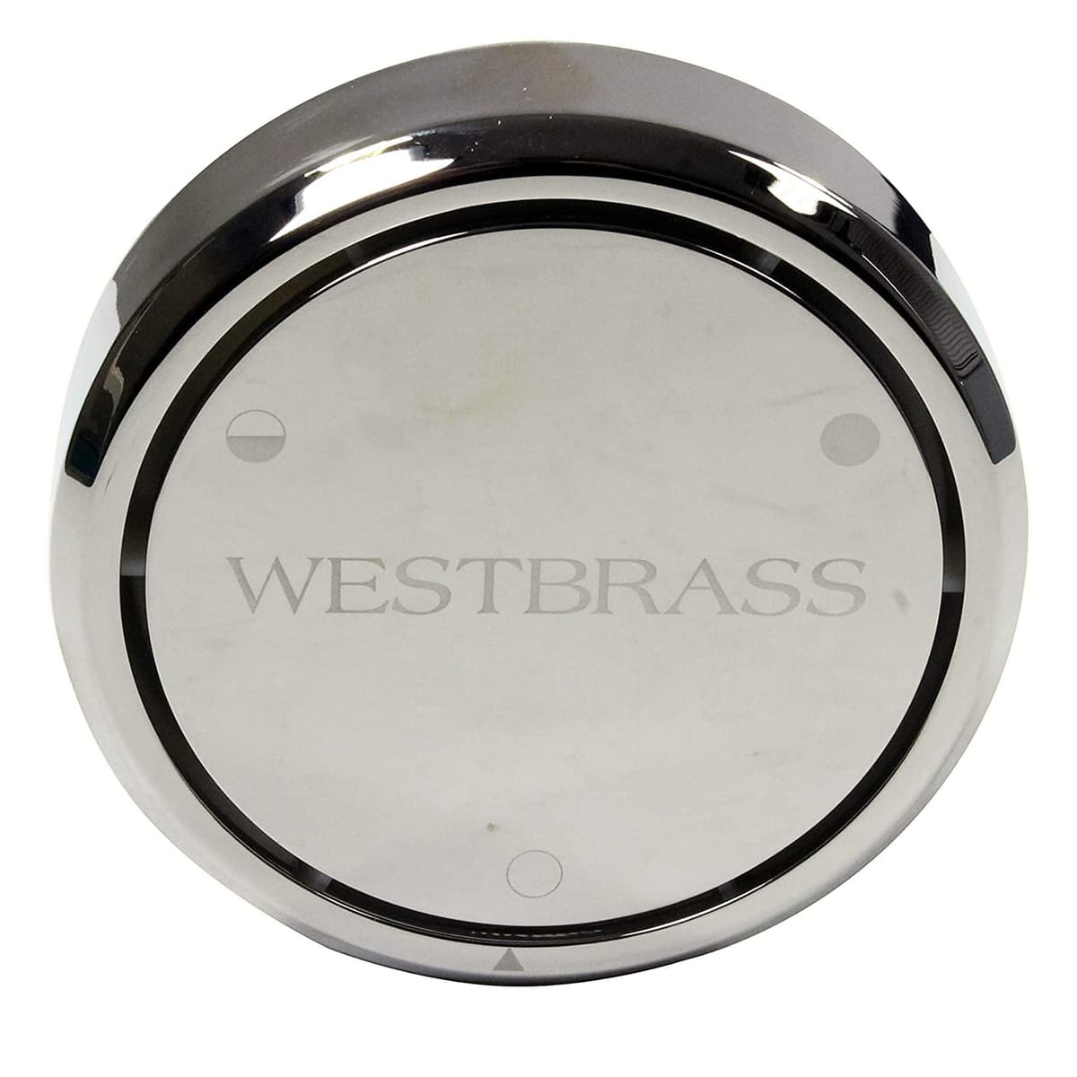 Westbrass D493CHM-50-05 Cubierta de Desbordamiento Redonda Deep Soak (Pack 50)
