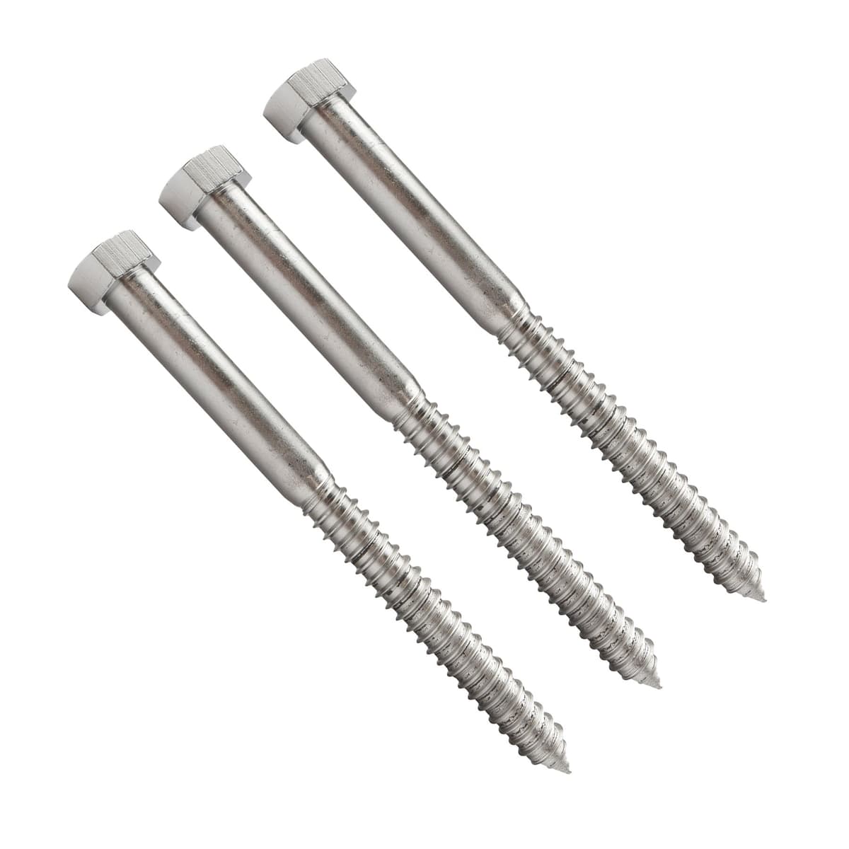Conquest Lag Bolts 3/4" x 9" 18-8 Stainless Steel Hex Head 25 Pack LB4SS-34X9-25PK