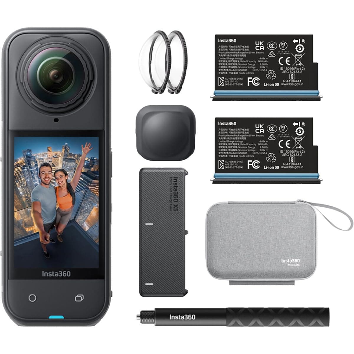 Insta360 X5 Essentials Bundle - Cámara 360 8K con Accesorios X5-Essentials Bundle-ALT2