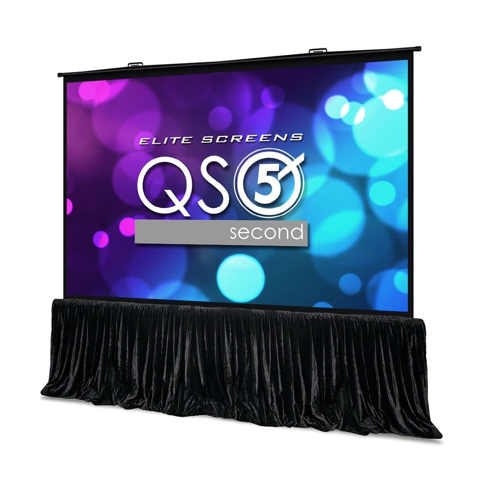 Elite Screens QuickStand 5-Second Series, Pantalla portátil manual 163" 4:3 QS163VD