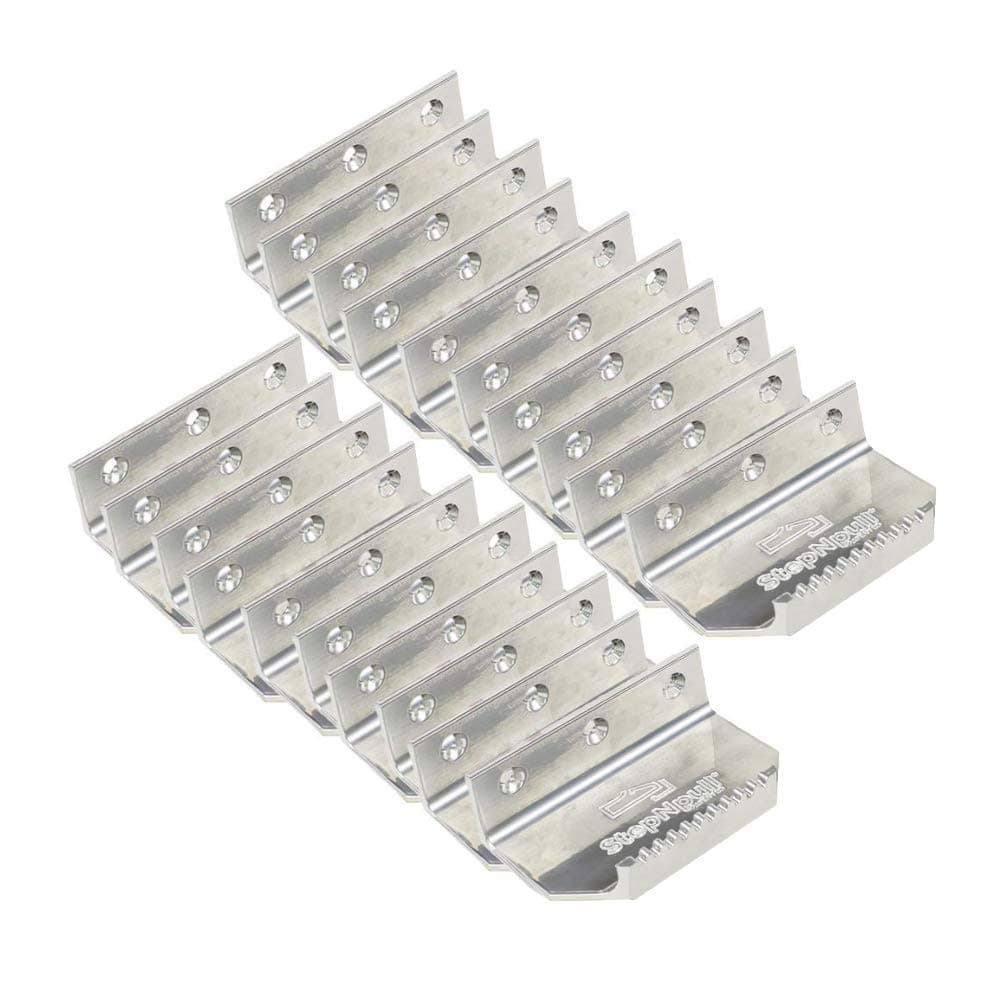 StepNpull abridor de puertas manos libres plateado, paquete de 20 SNPE-FBA-2ct