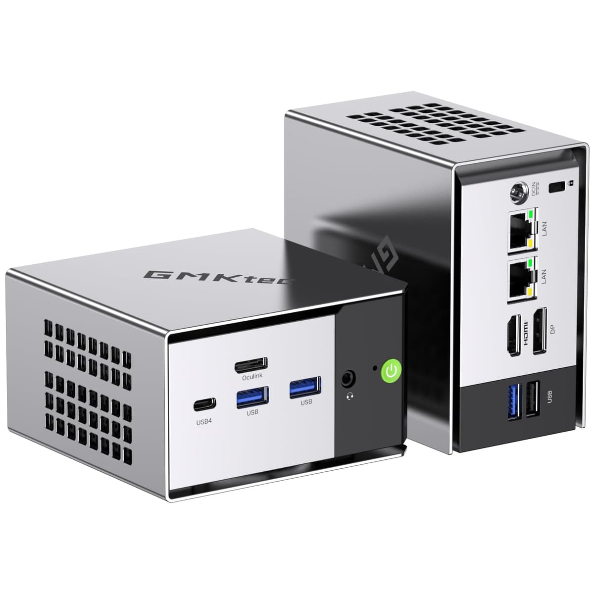 GMKtec M8 Mini PC AMD Ryzen PRO 6650H (6C/12H 4.50 GHz) Doble NIC LAN 2.5GbE, 16GB RAM LPDDR5 + SSD PCIe 512GB, OCuLink, USB4, HDMI, USB-C