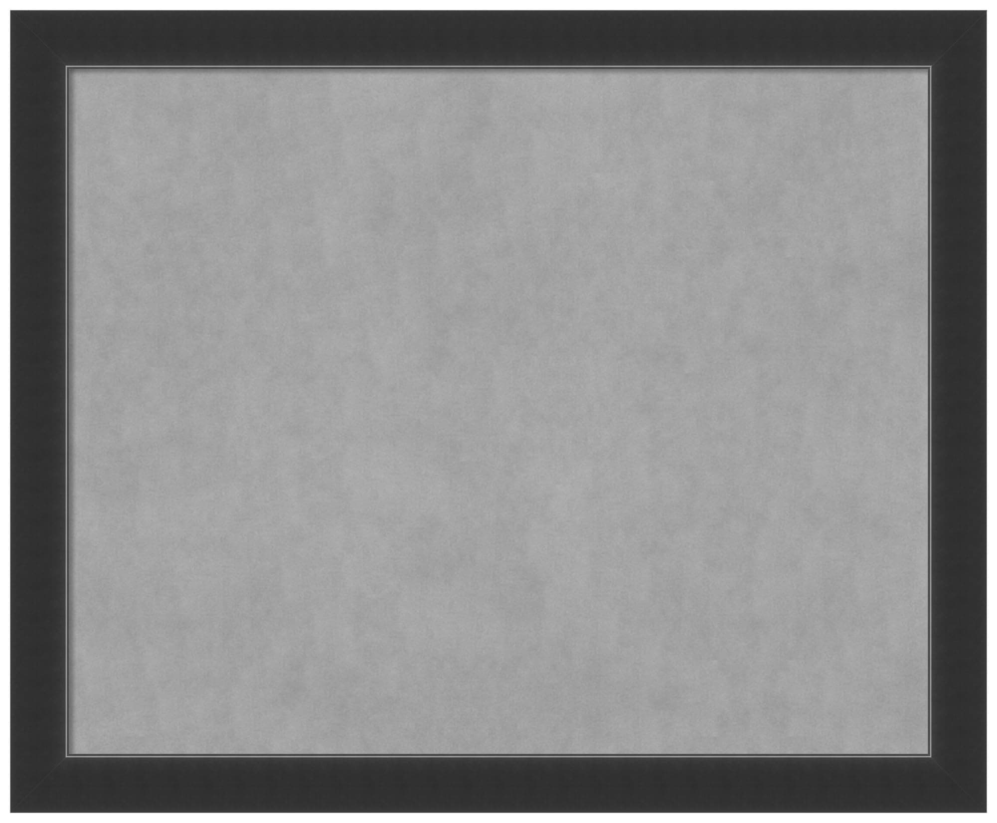 Amanti Art 45x37 Framed Magnetic Board Corvino Black Wide 28583901322