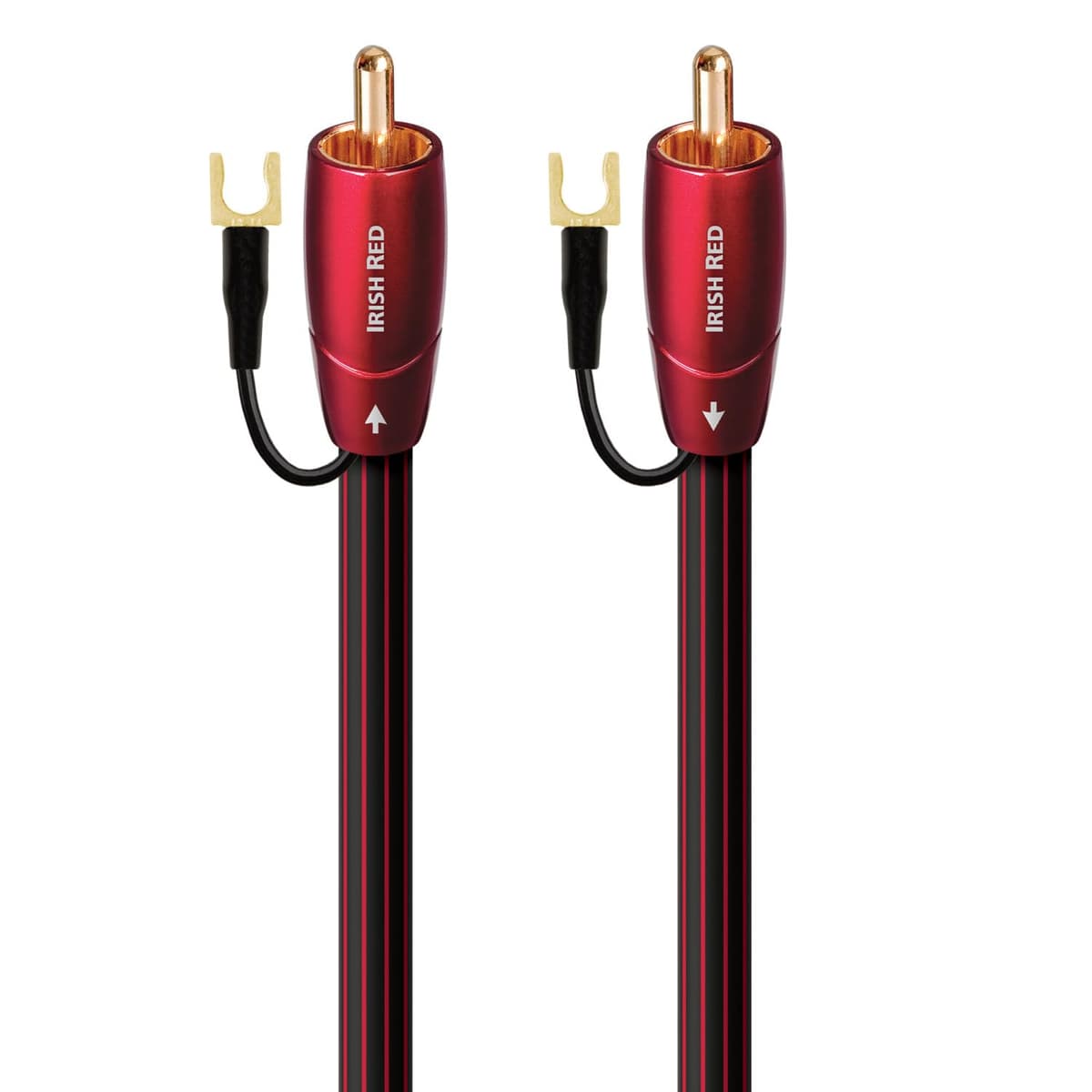 AudioQuest 16m Irish Red RCA Interconexión de Audio para Subwoofer de Baja Frecuencia - PVC CL3/FT4 IRED16