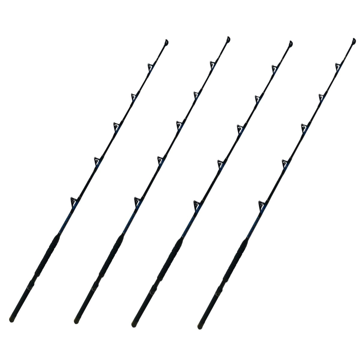 EatMyTackle All Roller Guide Boat Fishing Rod 5'6" (60-80 lb, Pack x4)