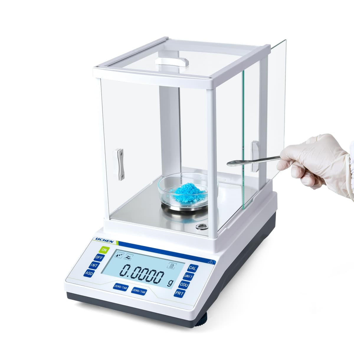 Balanza analítica LICHEN 220g 0.1mg alta precisión con RS232C LC-FA