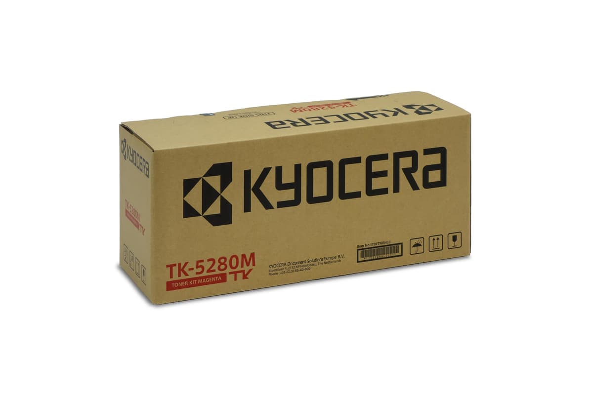 KYOCERA TK-5280M Cartucho de tóner magenta original (1T02TWBNL0. Compatible con M623CIDN)