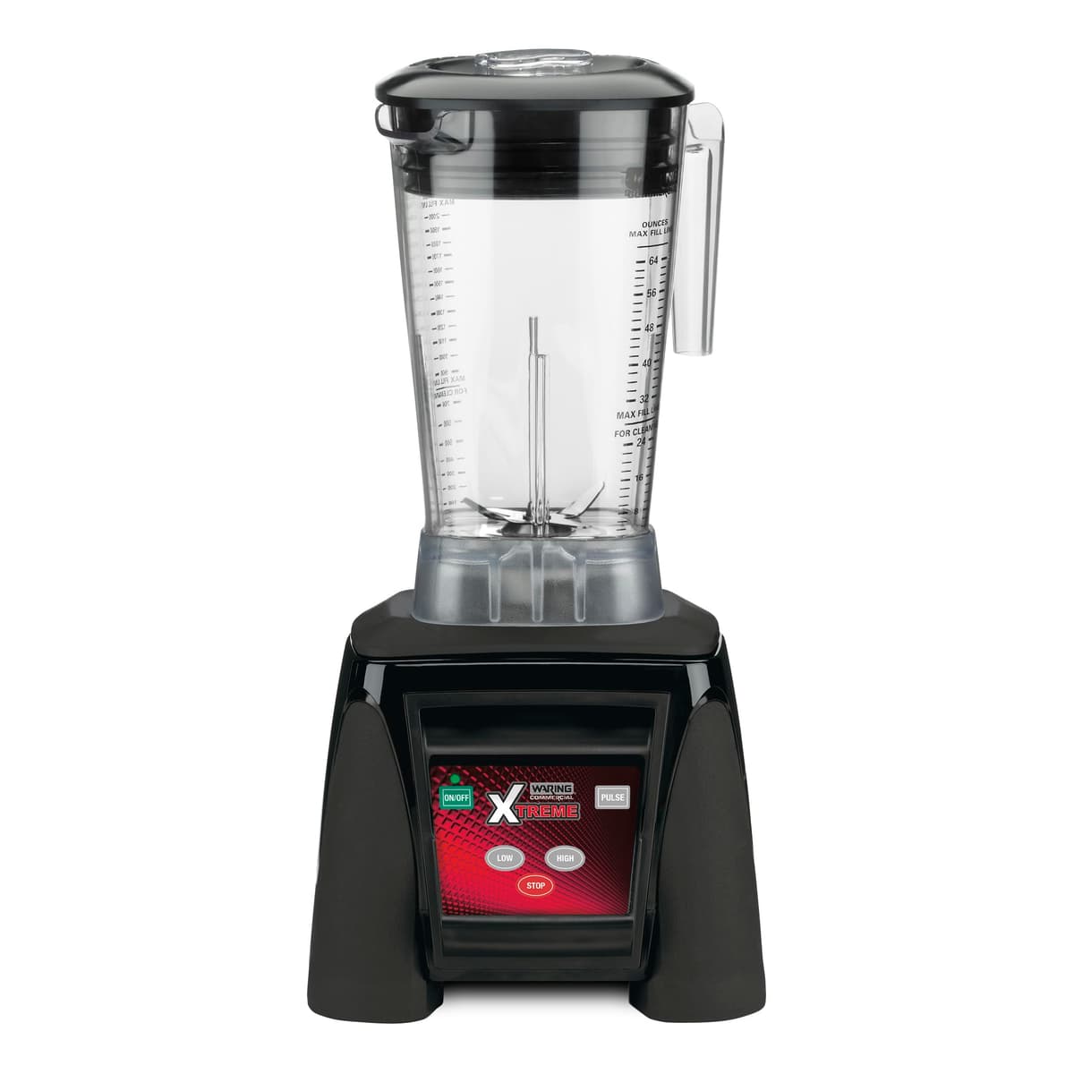 Waring Comercial MX1050XTX Licuadora de 3.5 HP con controles electrónicos de teclado, función pulso y recipiente de copoliéster libre de BPA de 64 oz., 120V, enchufe fase 5-15
