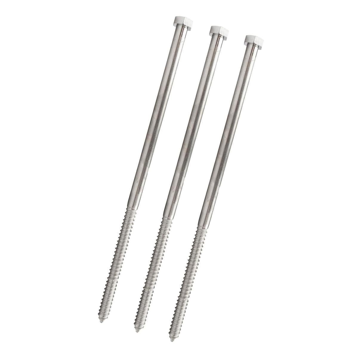 Conquest Lag Bolt 5/8" x 16" Hex Head, 18-8 Acero Inoxidable, Pack de 25 LB4SS-58X16-25PK
