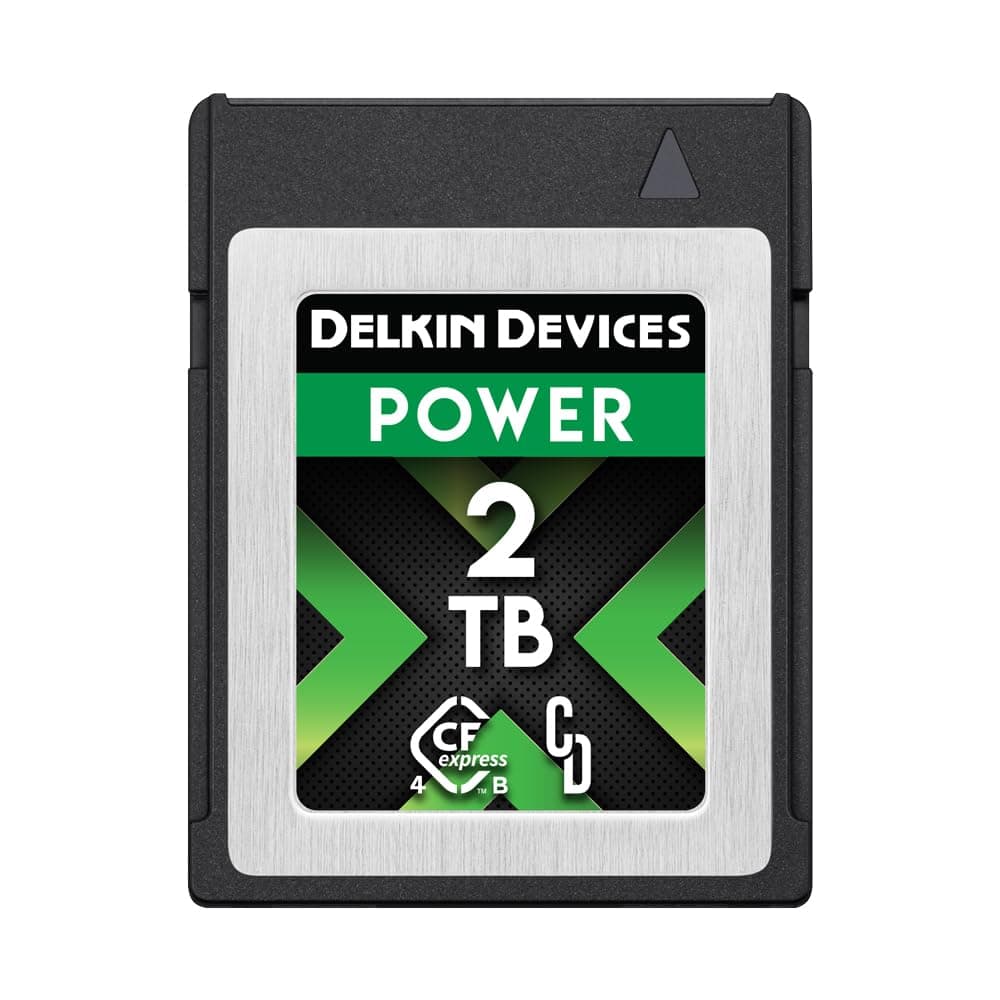 Delkin Devices Tarjeta de Memoria CFexpress Tipo B 4.0 de 2TB para Cámaras Digitales | Ideal para Transferencia Rápida de Imágenes y Videos para Almacenamiento | Tarjeta de Memoria de 2TB DCFX4P2TB