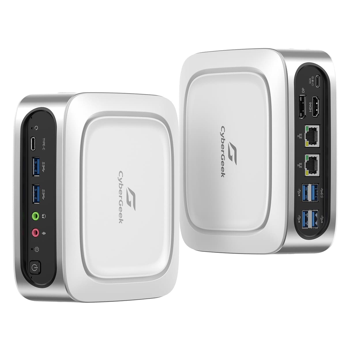 CyberGeek Mini PC Linux Preinstalado, i9-11900H, 64GB DDR4, 1TB PCIe SSD, Triple 4K, Wi-Fi 6, BT5.2 T1