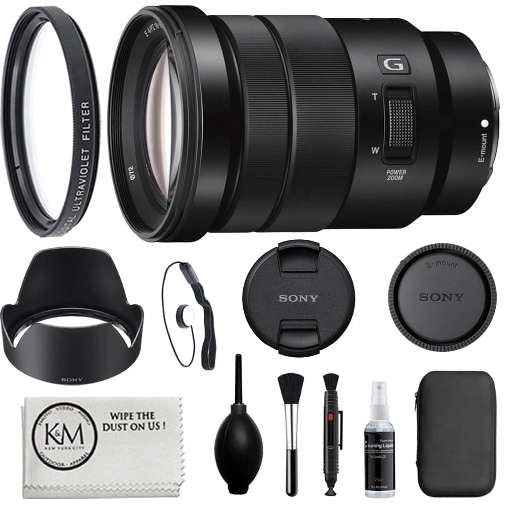 Sony E PZ 18-105mm f/4 G OSS + 72mm UV + Kit limpieza y accesorios (6 piezas) BSONSELP18105G-001